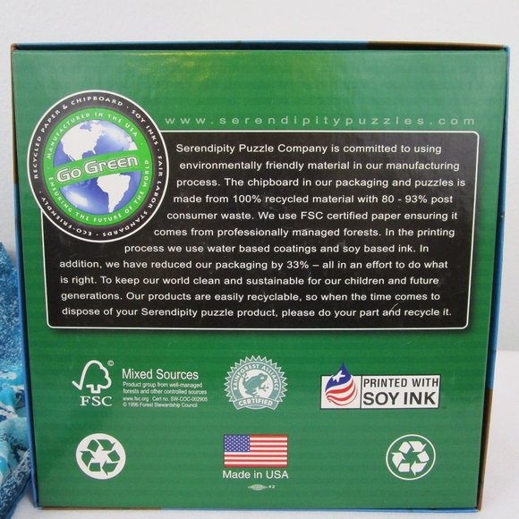 1000 Piece 2 in 1 Shaped Jigsaw Puzzle - Wolf Song by Serendipity - Picture 6 of 12